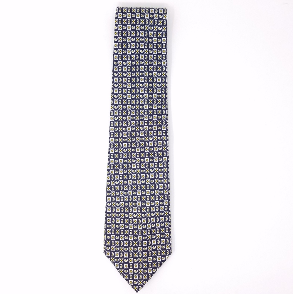 J. Crew floral paisley print blue tie